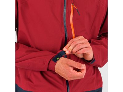 Karpos LOT RAIN jacket, pomegranate/outer space