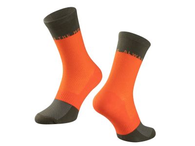 FORCE Move Socken, orange/grün