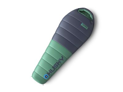 HUSKY Dinis sleeping bag, 195 cm, blue/mint