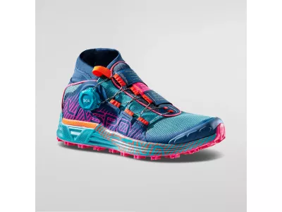La Sportiva CYKLON women&amp;#39;s sneakers, storm blue/cherry tomato