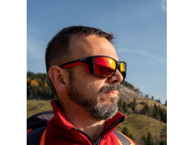 Demon Occhiali EIGER CAT 4 glasses, black/red