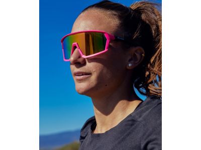 Demon Occhiali GRAVEL Brille, mattmagenta/schwarz