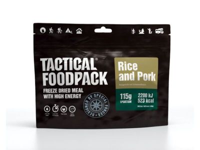 Tactical Foodpack Reis und Schweinefleisch