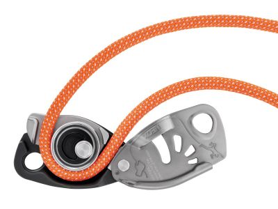 Petzl NEOX safety brake, light grey