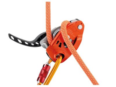 Petzl NEOX safety brake, orange