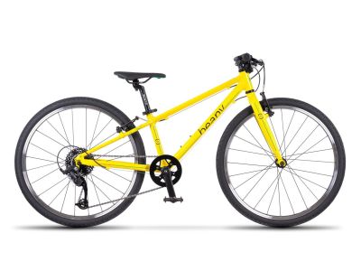 Bicicletă copii Beany Zero Shimano 24, galbenă