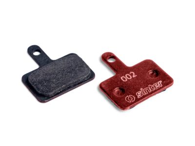 Sinter Shimano B Type brake pads, organic, red