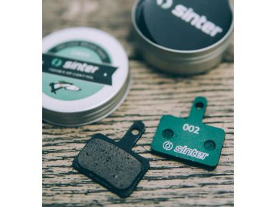 Sinter Shimano B Type brake pads, organic, green