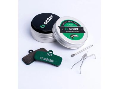 Sinter Shimano D-Type Bremsbeläge, organisch, grün