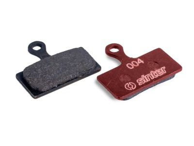 Sinter Shimano G Type brake pads, organic, red