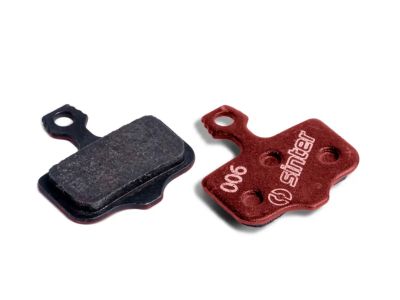 Sinter SRAM Level, Elixir, DB brake pads, organic, red