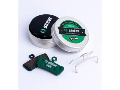 Sinter SRAM Elixir Trail, G2, Guide brake pads, organic, green