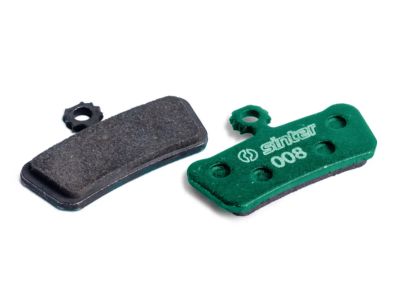 Sinter SRAM Elixir Trail, G2, Guide brake pads, organic, green