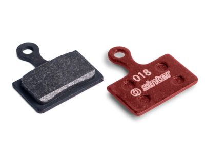 Sinter Shimano K Type brake pads, organic, red