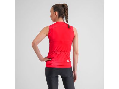 Sportful MATCH women&#39;s sleeveless jersey, tango red