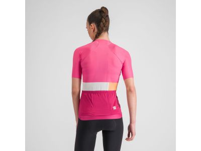 Damska koszulka rowerowa Sportful SNAP, cyklamen w kolorze karminowo-różowym