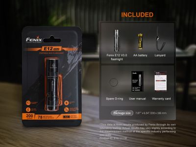 Fenix ​​​​E12 V3.0 Lampe