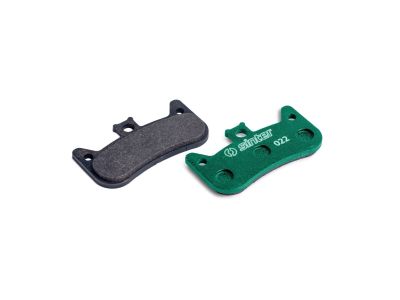 Sinter Formula Cura 4 brake pads, organic, green