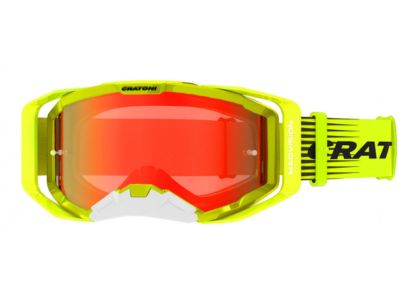 CRATONI MX Madvision COLOR+ Okulary sportowe, neonowożółty matowy