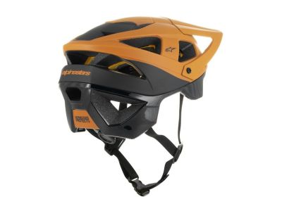 Alpinestars Vector Tech Zeal MIPS Helm, Schwarz/Dunkelgold