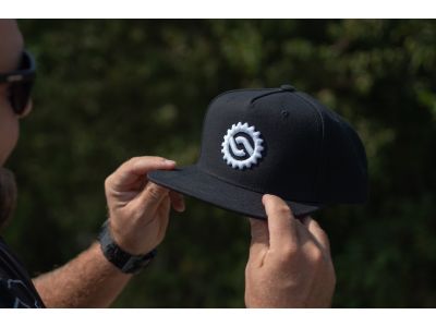 MTBIKER snapback šiltovka, čierna