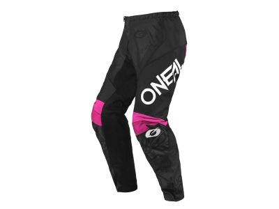 Pantaloni dama O&#39;NEAL ELEMENT SHOCKER, negru/roz