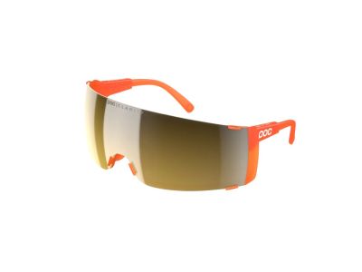 POC Propel-Brille, fluoreszierendes Orange durchscheinend/Klarheit Straße/Sonnengold
