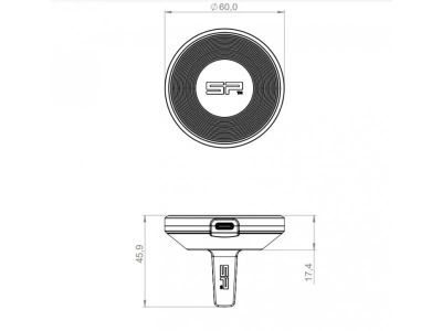 Uchwyt na telefon SP Connect Vent Mount SPC+