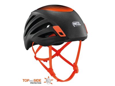 Petzl SIROCCO kask, czarny/pomarańczowy