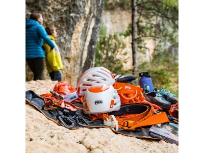 Petzl SIROCCO helmet, white/orange