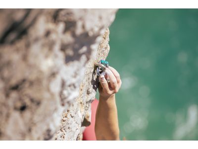Climbing Technology Morfo SG Karabiner, blau/orange