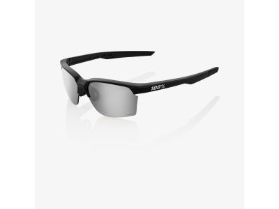 100% SPORTCOUPE szemüveg, matt fekete/HiPER ezüst tükör