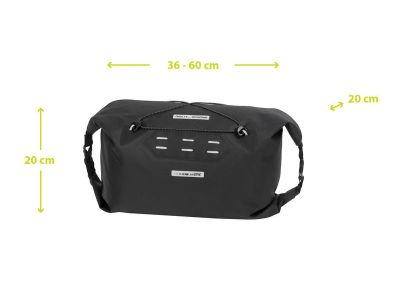 Eine Front 5.0 Lenkertasche, 12 l, schwarz