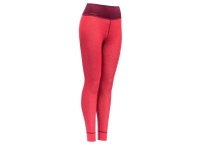 Devold Wool Mesh Lange Damenunterhose, Beetroot/Poppy