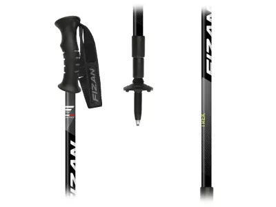 Fizan Trek poles, black/grey