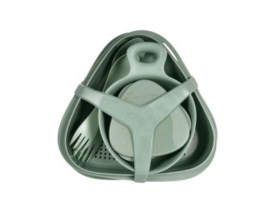 Zestaw zastawy stołowej Light My Fire Outdoor MealKit BIO w kolorze zgaszonego różu