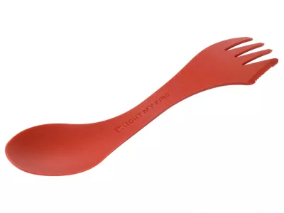 Light My Fire Spork original BIO cutlery, rocky red