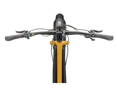 Tern Orox S12 27.5 electric bicycle, yellow