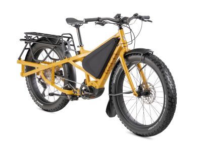 Tern Orox S12 27.5 electric bicycle, yellow