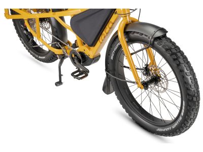 Tern Orox S12 27.5 electric bicycle, yellow