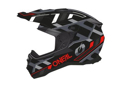 O&amp;#39;NEAL D-SRS SQUARE helmet, black/red/grey