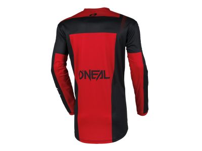 Koszulka rowerowa O&#39;NEAL ELEMENT RACEWEAR, czarno-czerwona