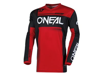 Koszulka rowerowa O&#39;NEAL ELEMENT RACEWEAR, czarno-czerwona