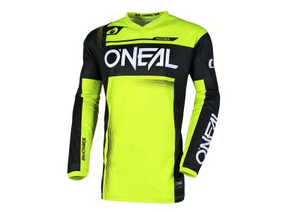 Koszulka rowerowa O&amp;#39;NEAL ELEMENT RACEWEAR, czarno-żółta