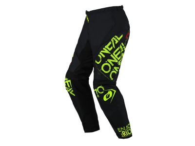 O&#39;NEAL ELEMENT STATIC pants, black/yellow