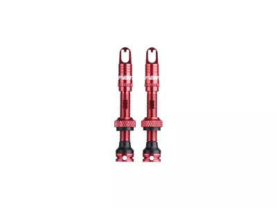 SPANK Fratelli tubeless valves, Presta valve 40 mm, red