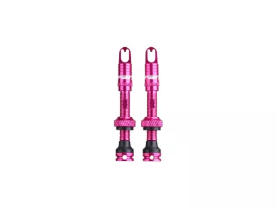 SPANK Fratelli Tubeless-Ventile, Kugelhahn 40 mm, rosa