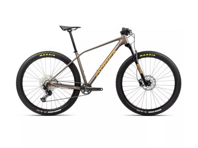 Orbea ALMA H20 29 bicycle, dark brown/yellow