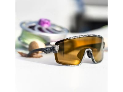 Smith Wildcat Brille, Mattgrau/Marmor/ChromaPop polarisierter Bronzespiegel