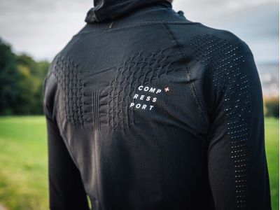 COMPRESSPORT 3D Thermo UltraLight Racing mikina, čierna